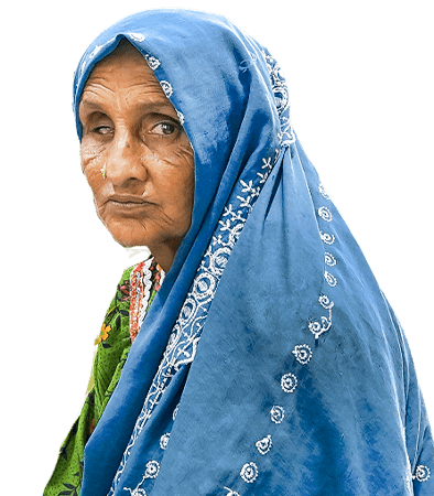 Prevention of Blindness - Woman with eye care